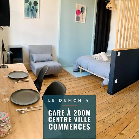Le Dumon 4 - Studio Neuf Lumineux Calme - Wifi - Gare 200M 阿让 外观 照片