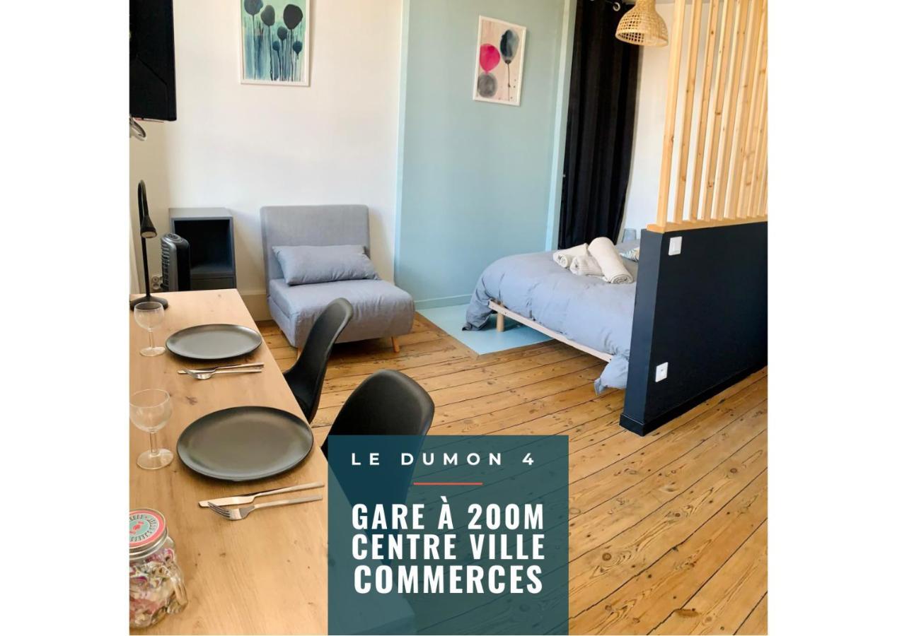 Le Dumon 4 - Studio Neuf Lumineux Calme - Wifi - Gare 200M 阿让 外观 照片